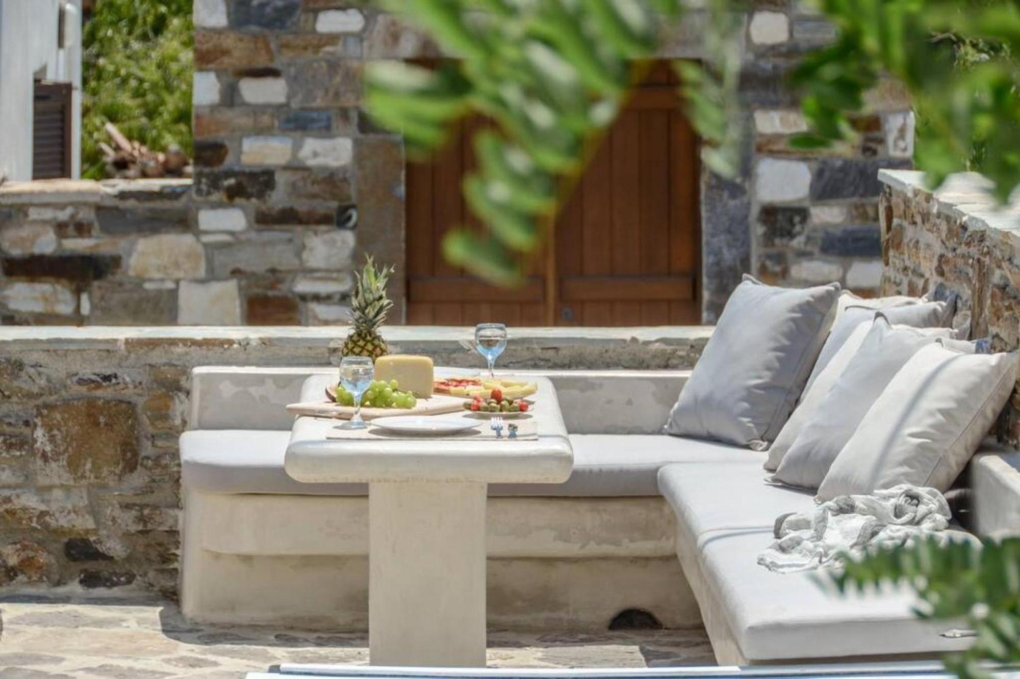Villa Anthemion Naxos With Outdoor Jacuzzi Ano Sangrion Extérieur photo