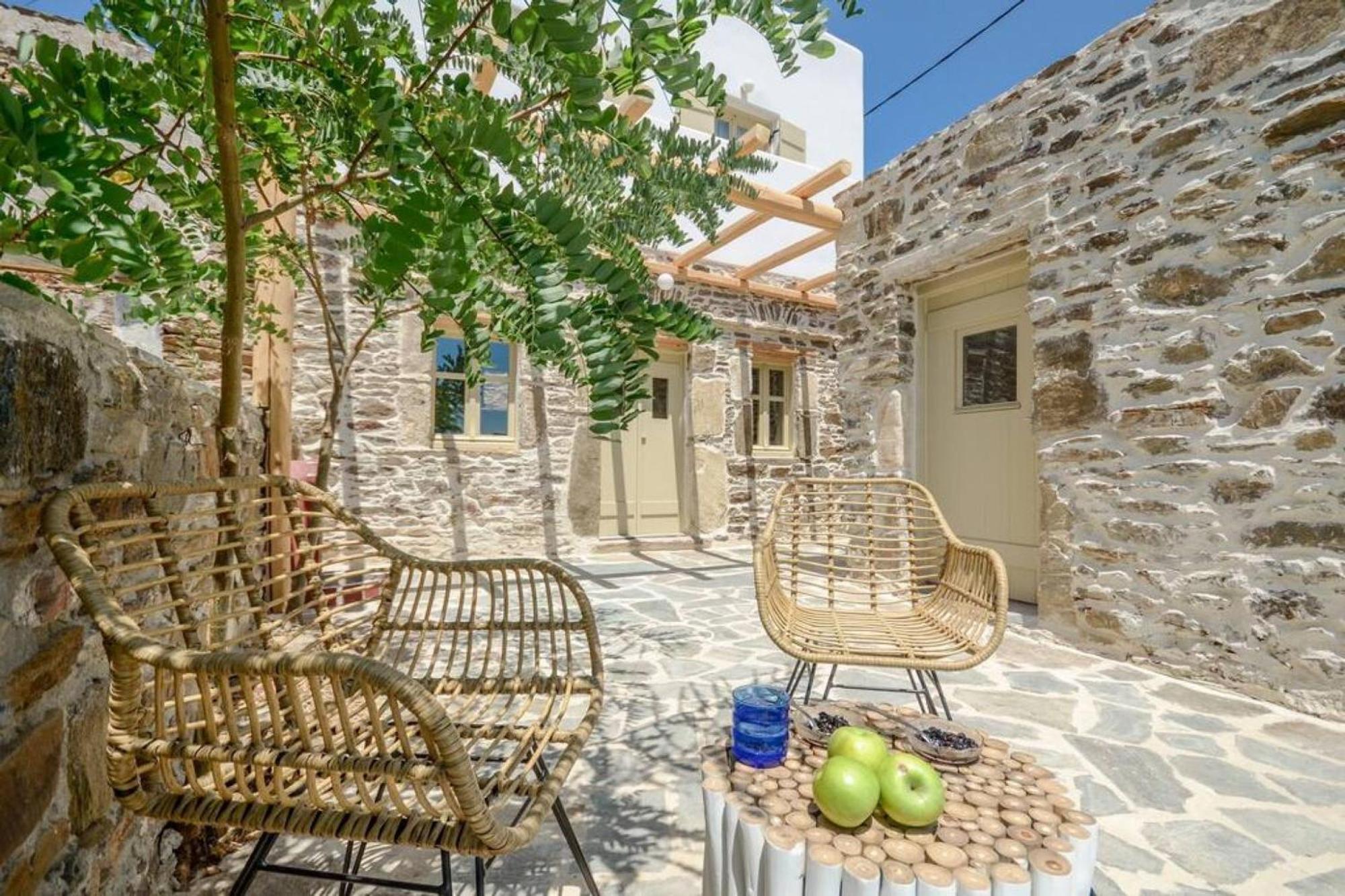Villa Anthemion Naxos With Outdoor Jacuzzi Ano Sangrion Extérieur photo